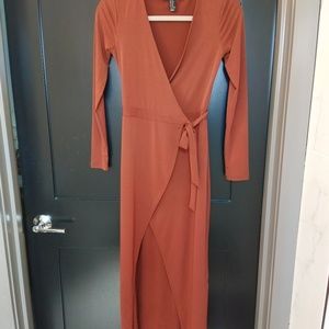 Beautiful Tan Midi Dress